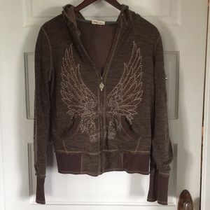 Miss Me Unplugged jeweled sweatshirt